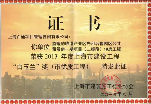 白玉兰奖-临港公租房1#房